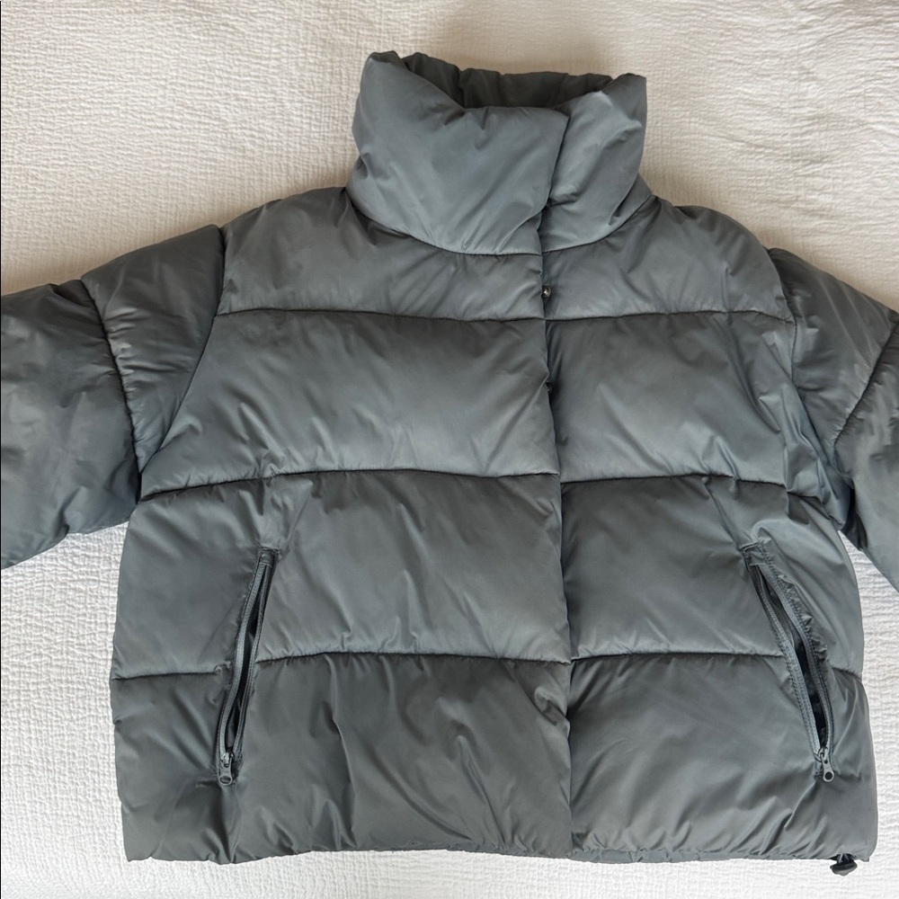 ALO Yoga Gold rush steel blue  Puffer Jacket